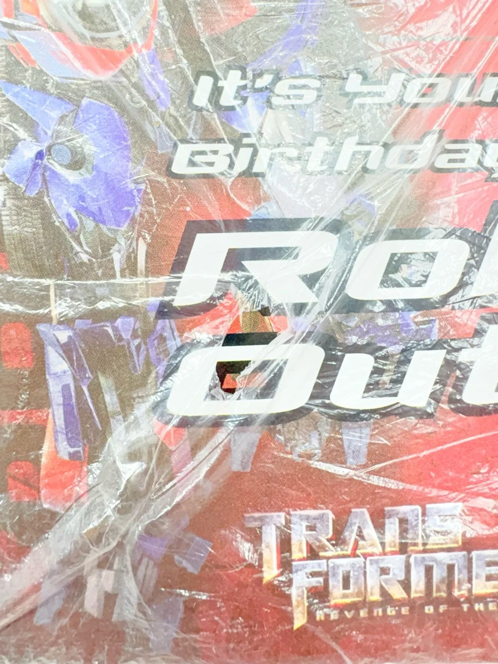 Almost Vintage 2009 Transformers Revenge of the Fallen Birthday Cards Pack of 12